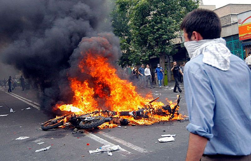 Protestas por el resultado de las elecciones en Irán