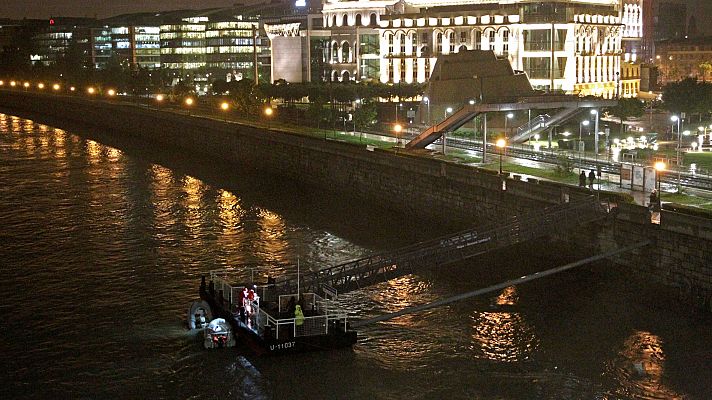 Telediario 1 - Al menos siete muertos en el naufragio de un barco en el Danubio