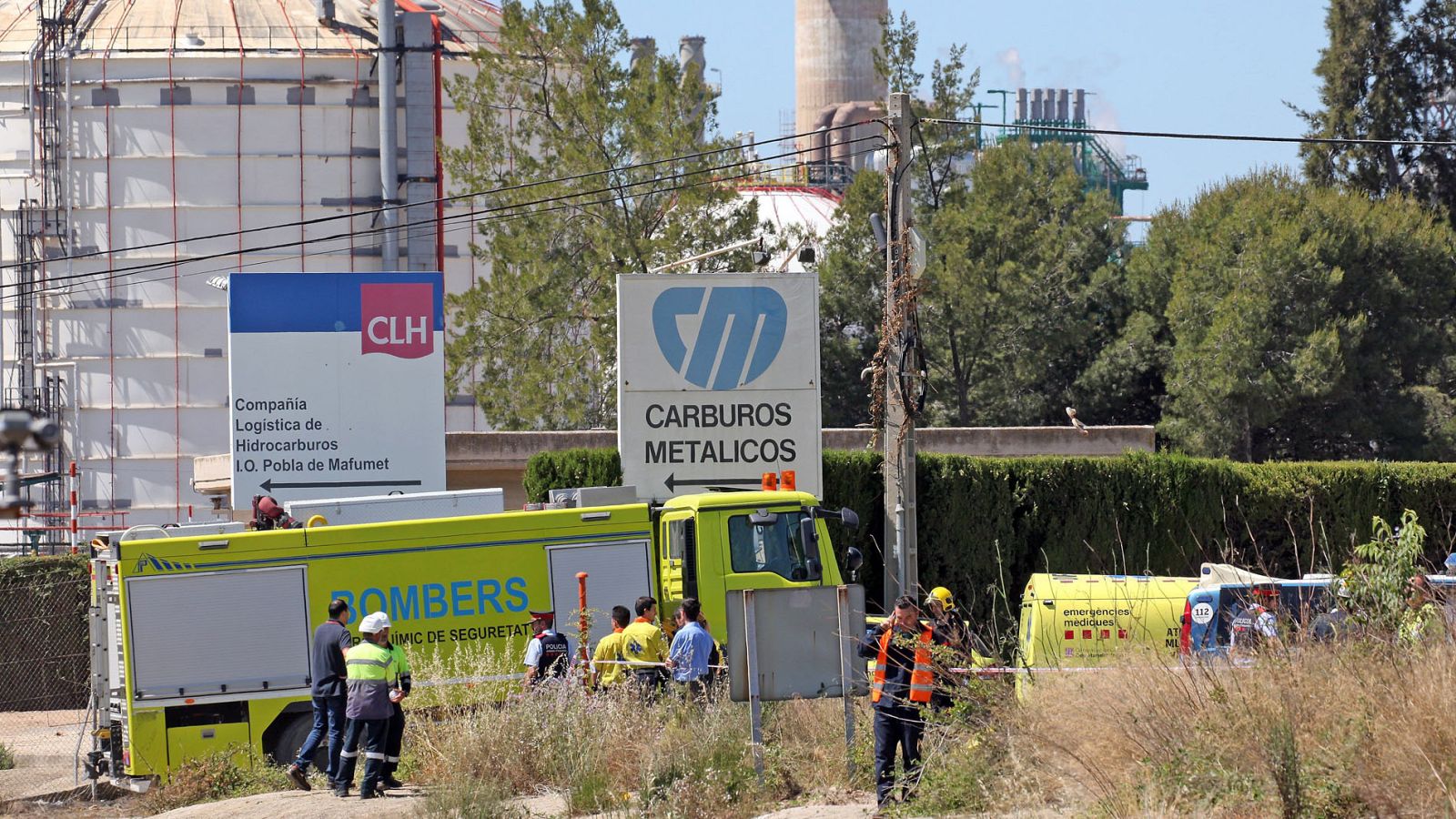 Un trabajador muerto y otro en estado crítico por una fuga de amoniaco en Tarragona