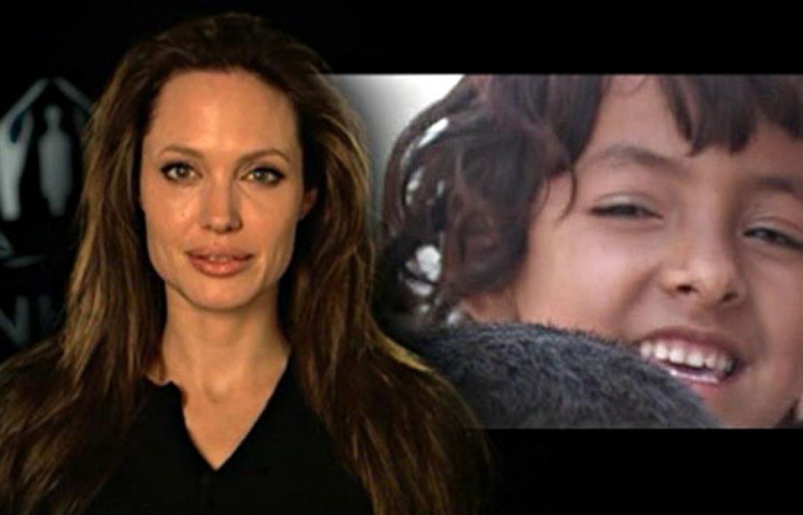 Angelina Jolie, con los refugiados