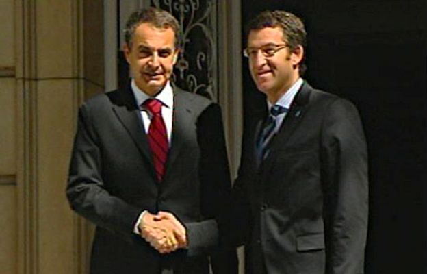  - Zapatero recibe a Núñez Feijóo