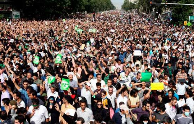  - Apoyo masivo a Mousaví en Teherán