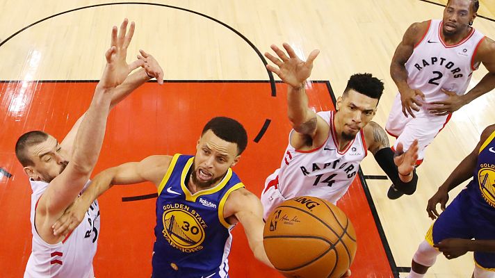 Telediario 1 - Los Warriors igualan las finales de la NBA ante los Raptors