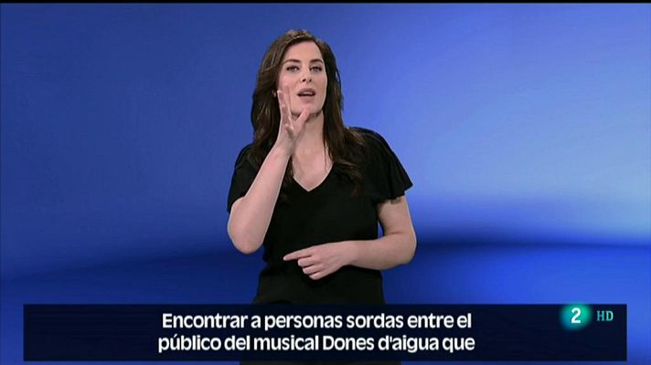 En lengua de signos - Dones d'aigua, un musical para todos