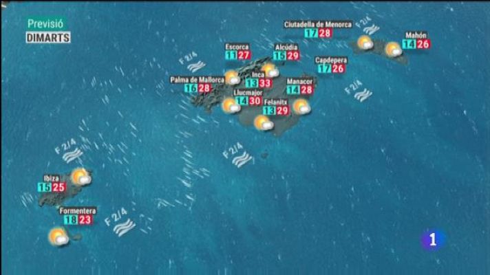 Informatiu Balear - El temps a les Illes Balears - 03/06/19