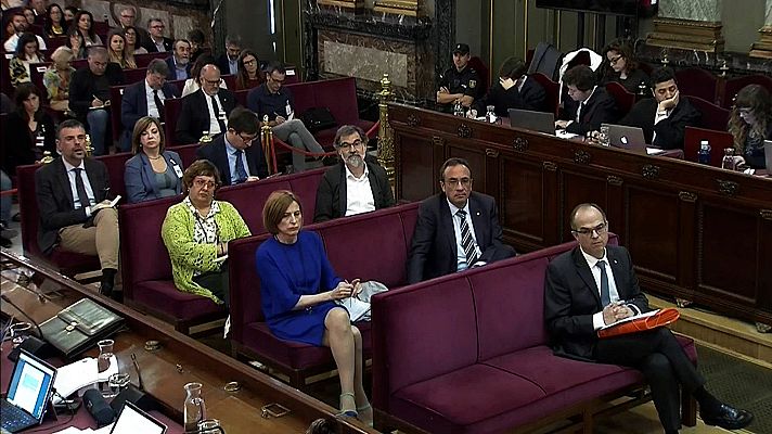 Telediario 1 - Juicio del "procés": La Fiscalía califica de "golpe de Estado" lo ocurrido en Cataluña en otoño de 2017