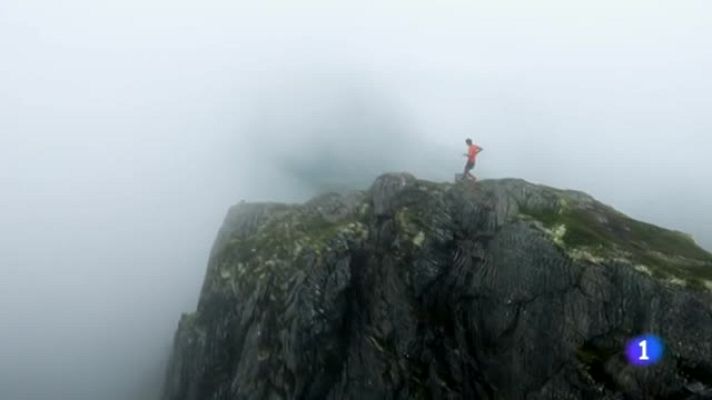 Telediario 1 - Kilian Jornet celebra su novena victoria en Zegama