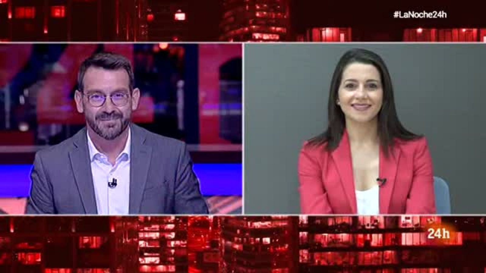 Arrimadas (Cs) : "El PSOE no debe pactar con Bildu, debe pactar con Navarra Suma" - La noche en 24h | Ver