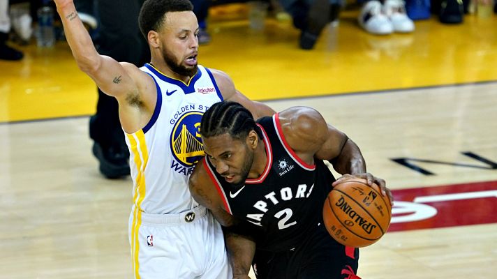 Telediario 1 - Kawhi Leonard adelanta a los Raptors en la final frente a los Warriors