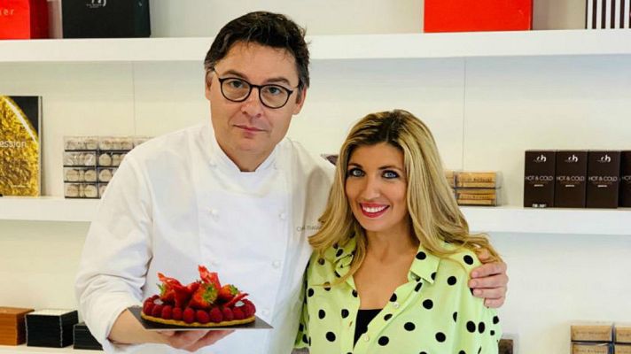 Aquí la Tierra - Tarta de chocolate y fresa con mayúsculas