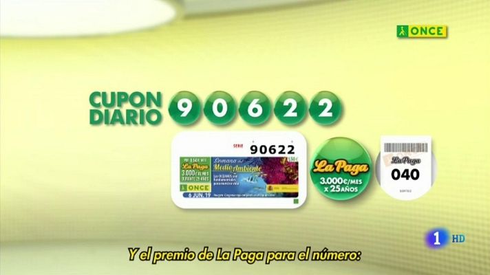 Sorteos ONCE - Sorteo ONCE - 06/06/19
