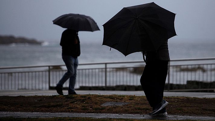 El tiempo - Intervalos de viento fuerte en el litoral de Galicia, área Cantábrica y Pirineos