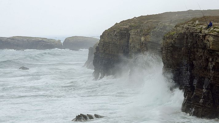 El tiempo - Intervalos de viento fuerte en el litoral de Galicia, área Cantábrica y Pirineos