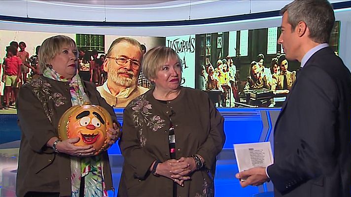 Telediario 1 - Las hermanas Hurtado recuerdan al maestro Chicho Ibánez Serrador