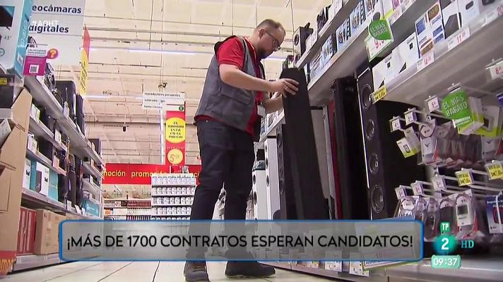Aquí hay trabajo - 1.715 contratos en supermercados de toda España