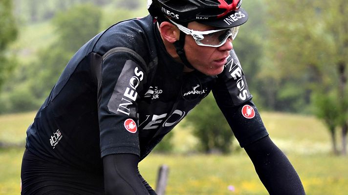 Telediario 1 - Froome se rompe el fémur en la Dauphiné y dice adiós al Tour