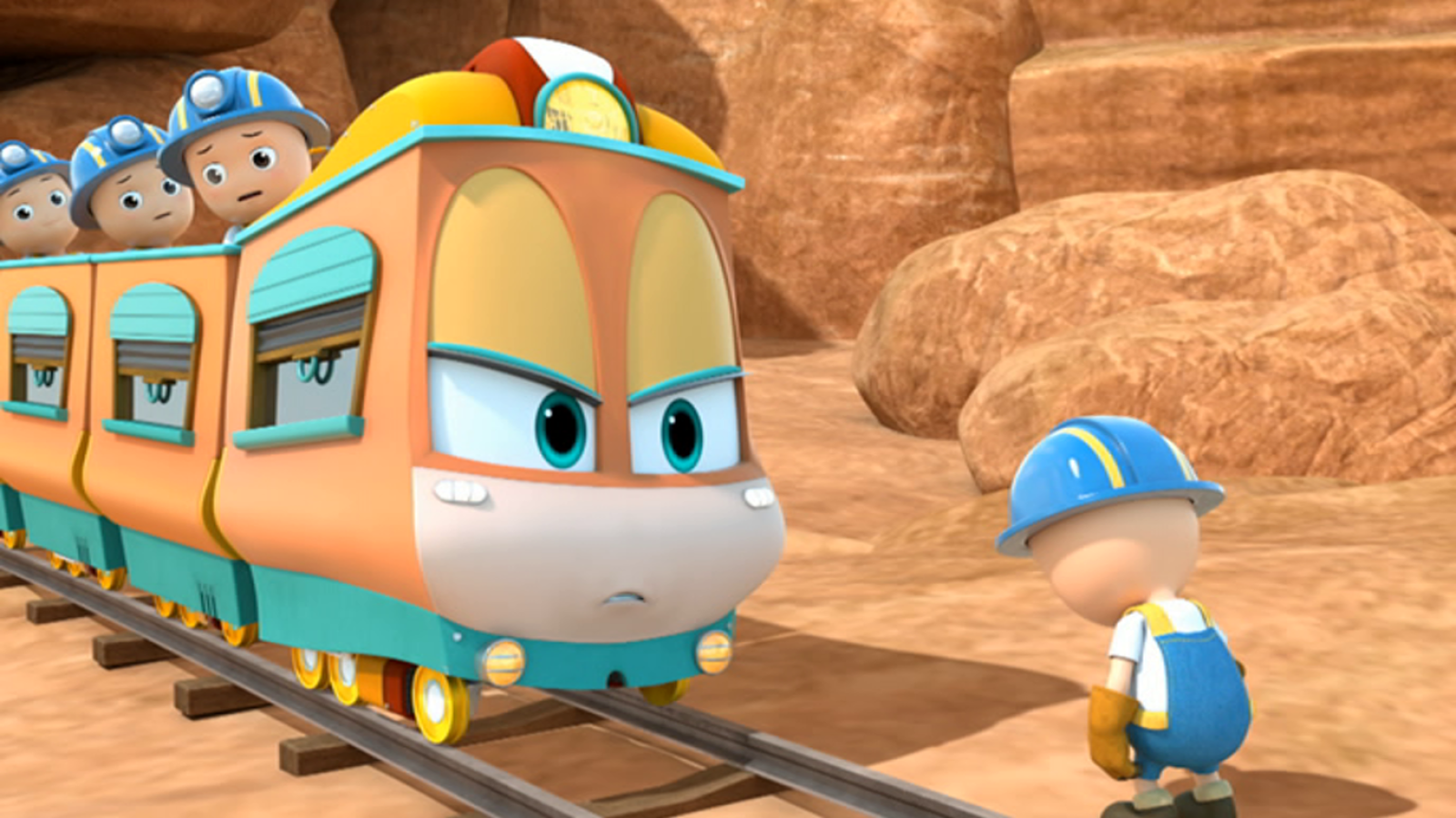 ¿Dónde está Leo, el rey impuntual? - Robot Trains | Ver