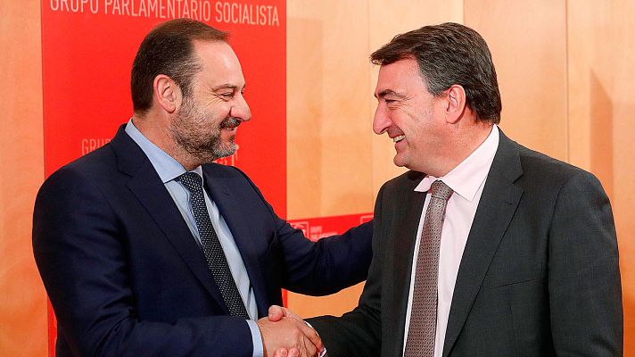 Telediario 1 - El PSOE no tiene el apoyo de PNV a la investidura de Sánchez "en este momento" y solo le arranca el 'sí' al PRC