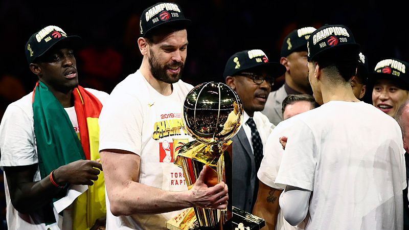 Los Raptors de Marc Gasol e Ibaka ganan la NBA