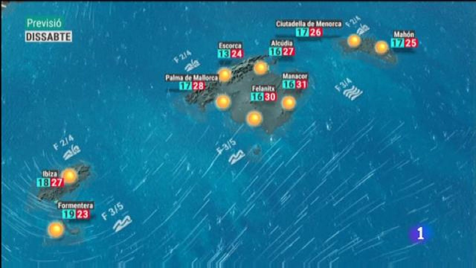 El temps a les Illes Balears - 14/06/19