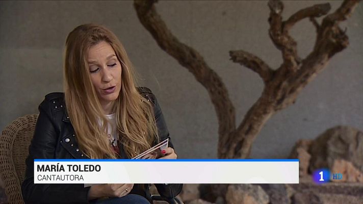 Telediario 1 - María Toledo acaba de comenzar la gira para presentar su nuevo trabajo