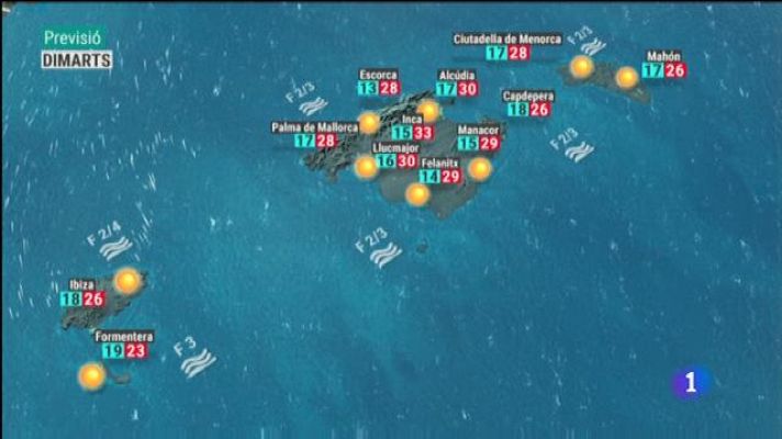 Informatiu Balear - El temps a les Illes Balears - 17/06/19