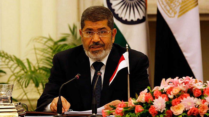 Telediario 1 - Muere el expresidente de Egipto Mohamed Mursi en pleno juicio