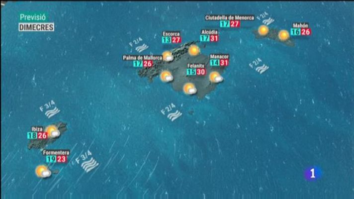 Informatiu Balear - El temps a les Illes Balears - 18/06/19