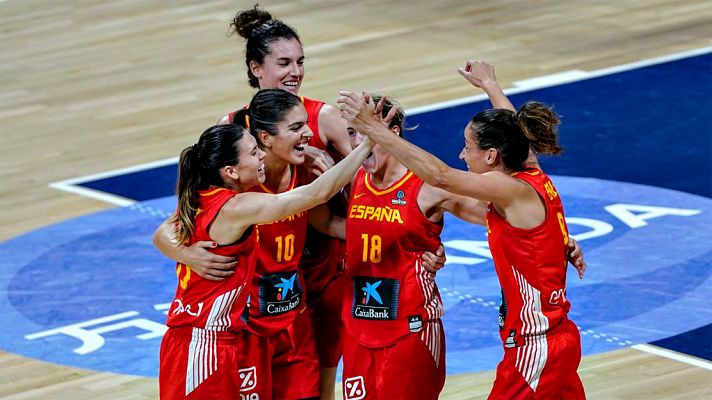 Telediario 1 - La selección femenina de baloncesto se mide a Suecia y Gran Bretaña antes del Europeo