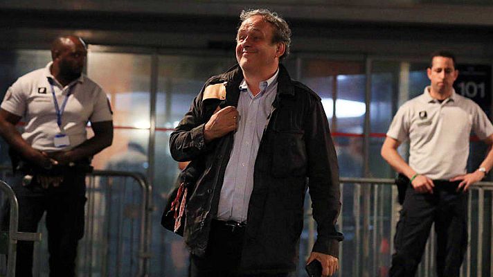 Telediario 1 - Platini, puesto en libertad