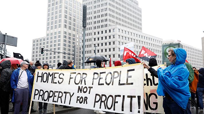 Telediario 1 - Berlín prohíbe subir los alquileres en cinco años