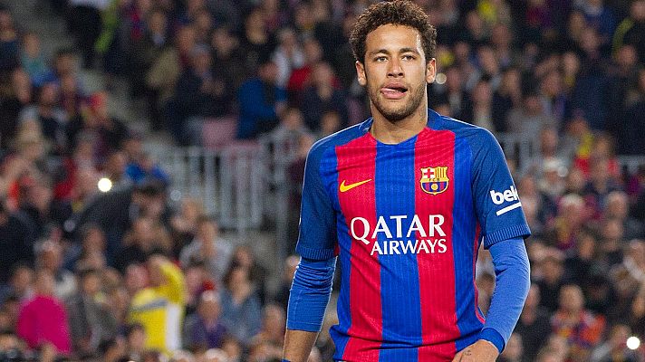 Telediario 1 - El vestuario del Barça presiona a favor del regreso de Neymar