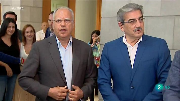 La 2 Noticias - Pactos de izquierda en los gobiernos de Canarias y Baleares