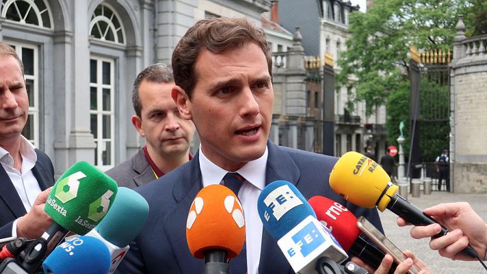 Telediario 1 - Francia desmiente que Macron apoye los pactos de Ciudadanos como dijo Rivera