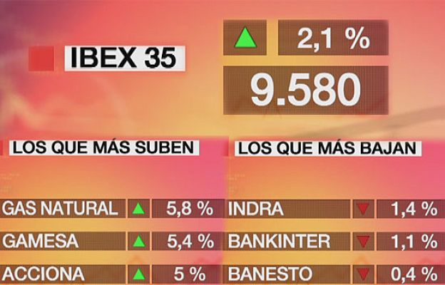  - El Ibex sube un 2,1%