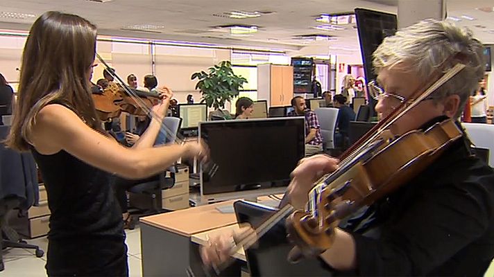 Telediario 1 - La Orquesta y Coro de RTVE celebra el Día de la Música