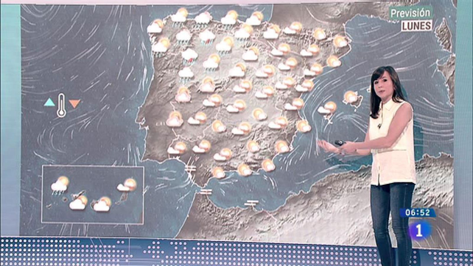 Hoy, precipitaciones fuertes en Asturias y norte de León