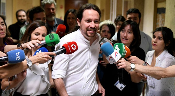 Telediario 1 - Podemos y PSOE mantienen las diferencias en sus negociaciones