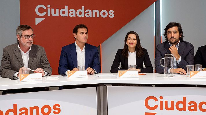 Telediario 1 - Toni Roldán dimite y critica el giro a la derecha de Ciudadanos