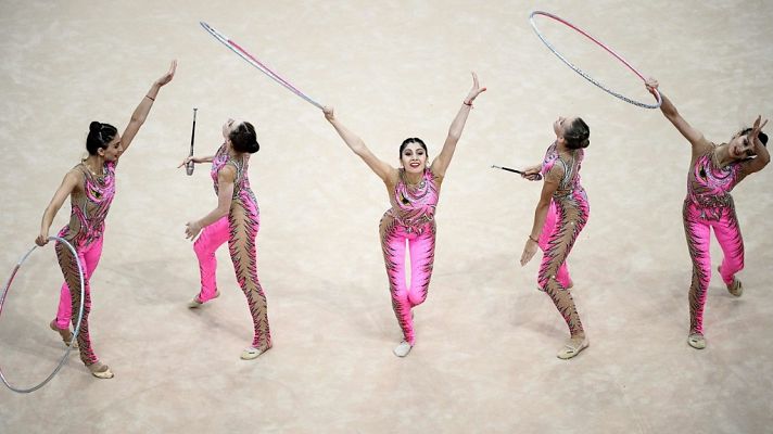  - Juegos Europeos Minsk - Gimnasia Rítmica Conjuntos 8 + 8 y Acrobática Final Parejas Mixtas y Final Grupo Femenino. Parte 2
