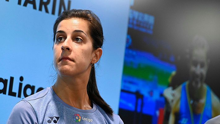 Telediario 1 - Carolina Marín: "No sé si voy a llegar al Mundial"