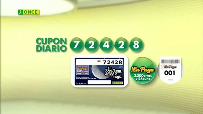 Sorteos ONCE - Sorteo ONCE - 24/06/19