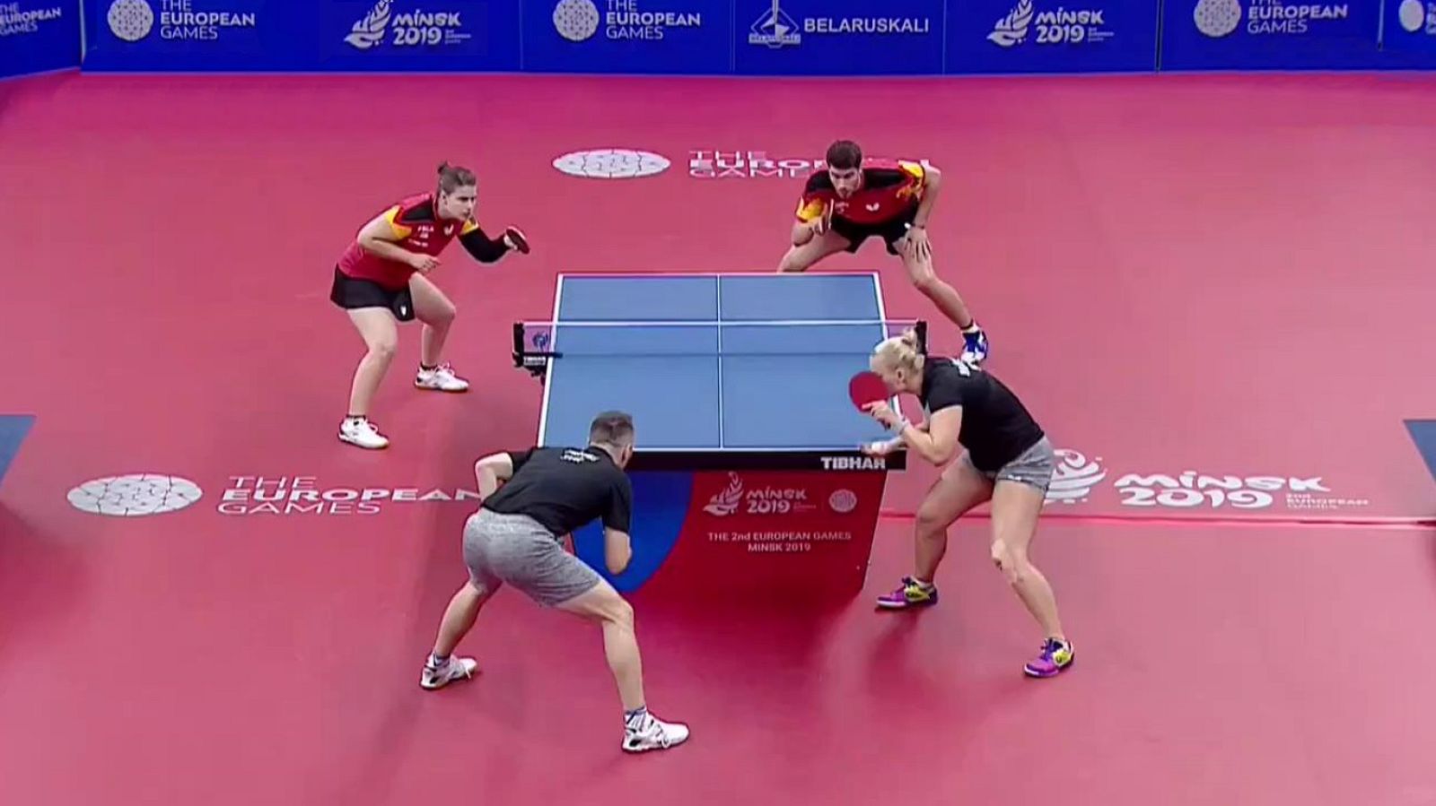 Juegos Europeos Minsk - Tenis de Mesa 2ª Semifinal Dobles Mixtos: Eslovaquia - Alemania - ver ahora