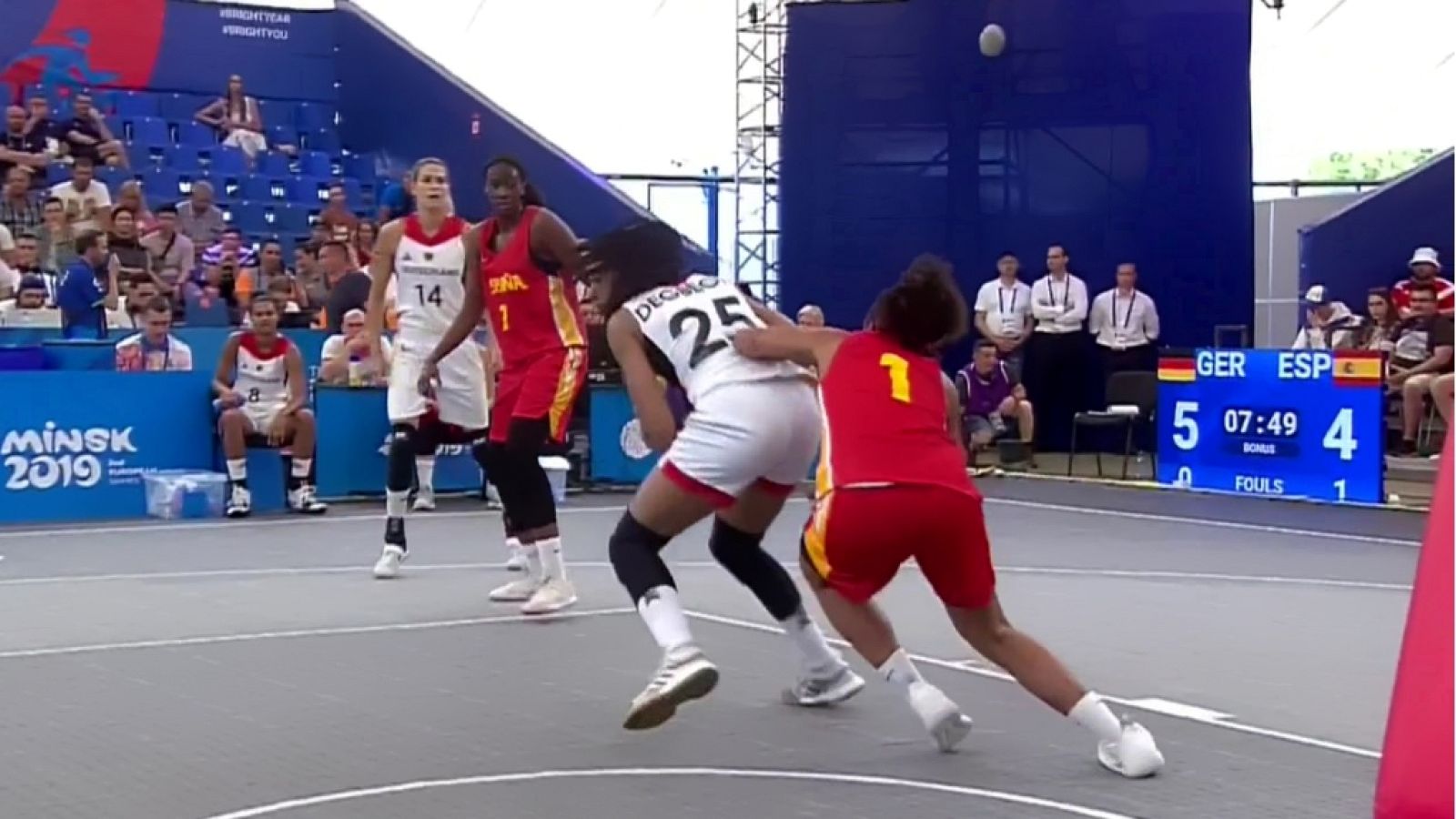 Juegos Europeos Minsk - Baloncesto 3x3 1/4 Final Femenino: Alemania - España - ver ahora