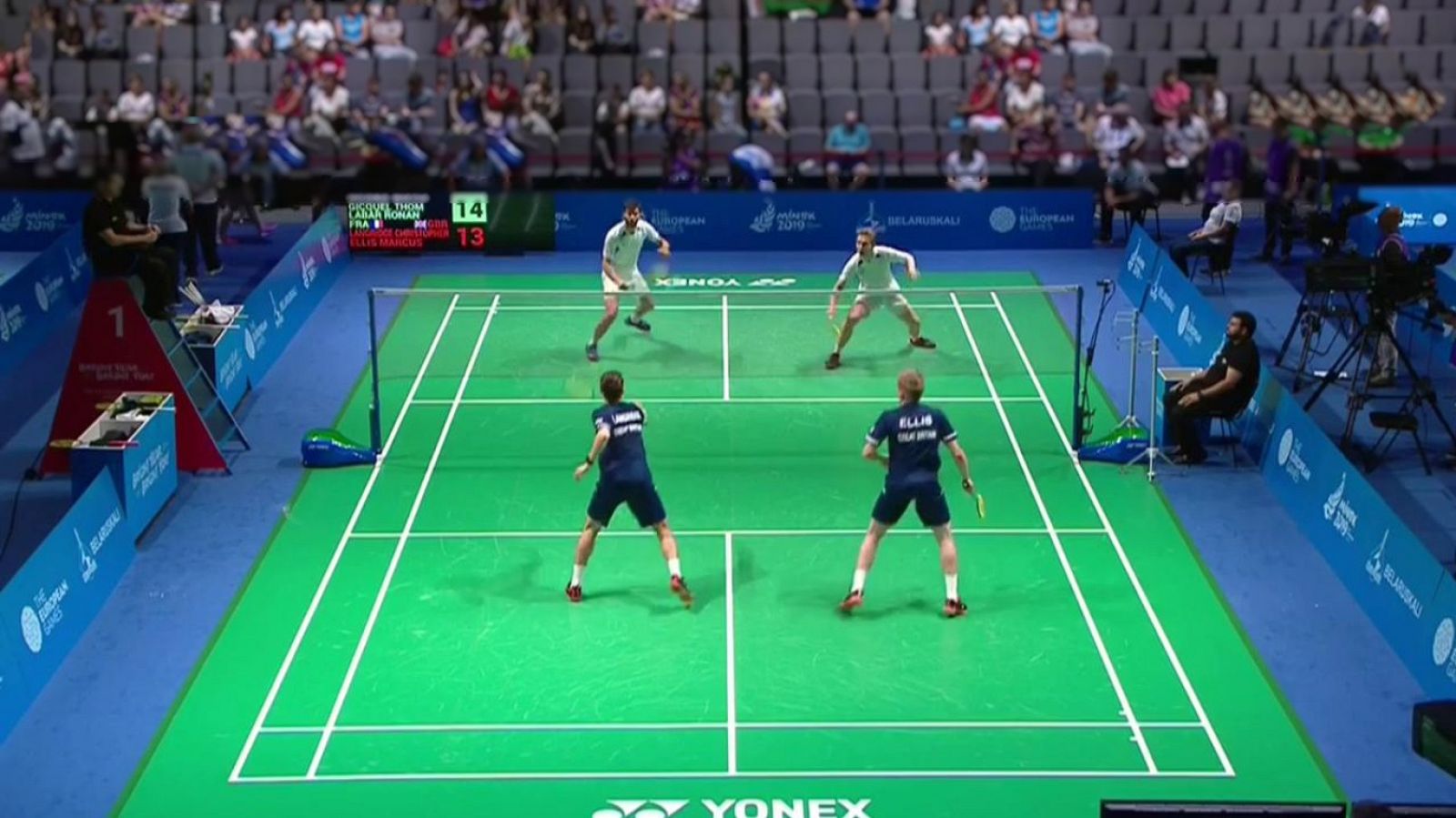 Juegos Europeos Minsk - Bádminton Dobles Masculino: Gran Bretaña - Francia - ver ahora