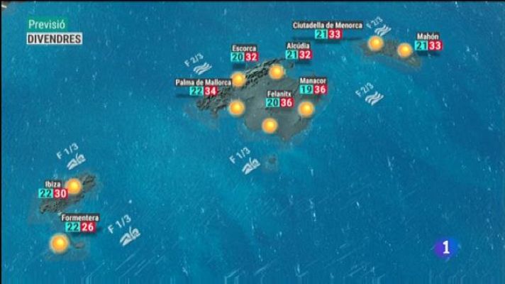 Informatiu Balear - El temps a les Illes Balears - 27/06/19