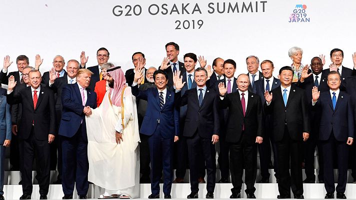 Telediario 1 - Arranca un G20 marcado por la guerra comercial de entre EE.UU. y China