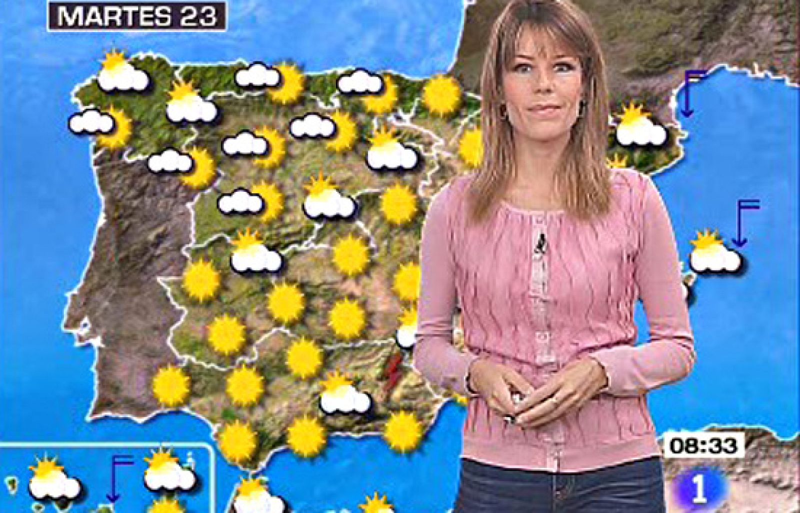 Cielo despejado y más calor en gran parte de la península