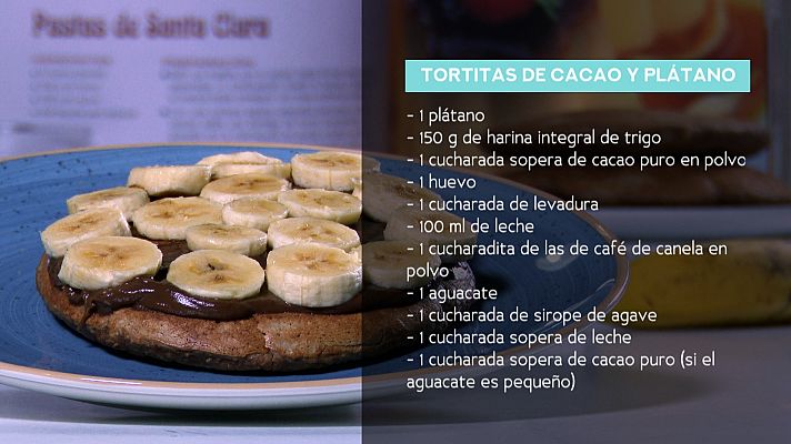RTVE Cocina - Receta de tortitas de cacao y plátano