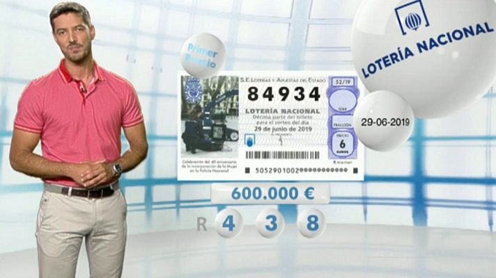 Loterías - Lotería Nacional - 29/06/19